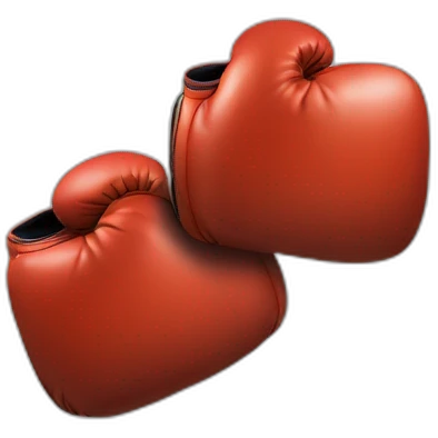 blacks boxing gloves without anything on it emoji