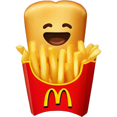 mc donalds fries emoji
