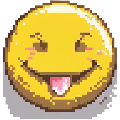 smiley face blowing a kiss and winking emoji