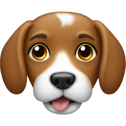 Dog coffee emoji