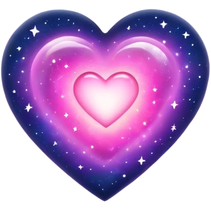 heart emoji galaxy stars emoji