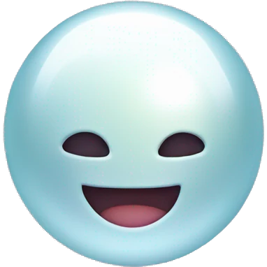 a single glowing pearl emoji