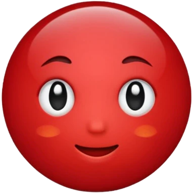 Dark Red point emoji