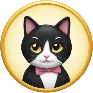 tuxedo cat emoji