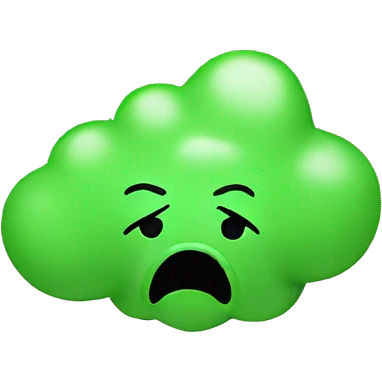 fart gas green emoji