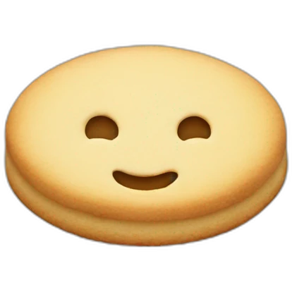 Sugar cookie emoji
