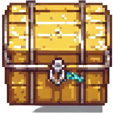 treasure chest pixel art style emoji