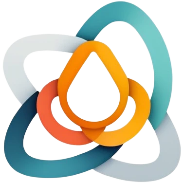 modern minimalist logo with abstract shape emoji