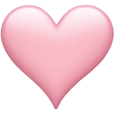 light pink heart emoji