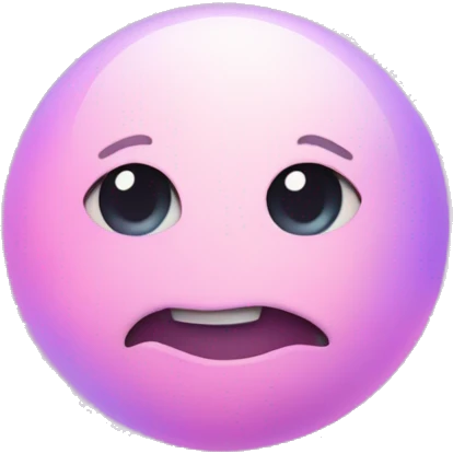 Galaxy in pastel pink and purple heart emoji
