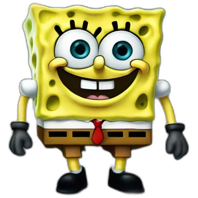 spongebob squarepants on the moon emoji