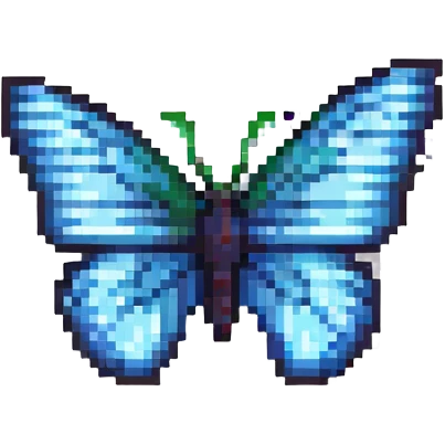 black butterfly emoji