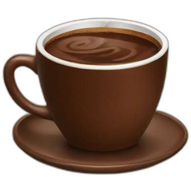 cup of coffee chocolate emoji