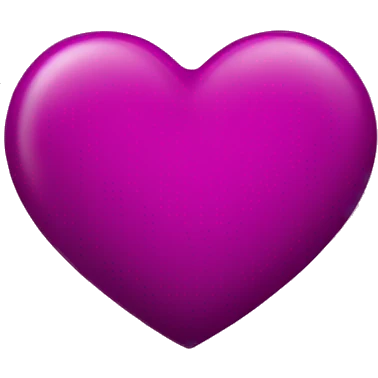 plain dark nice magenta one heart emoji