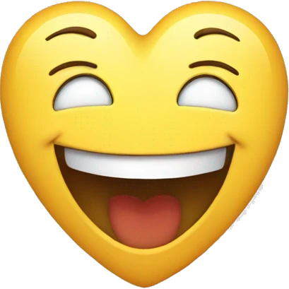A smiling heart emoji