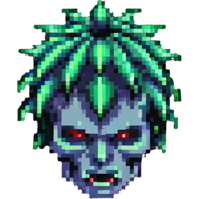 word 'INSULT' in dramatic, spiky pixel art font emoji