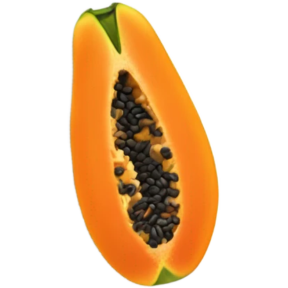 Papaya emoji