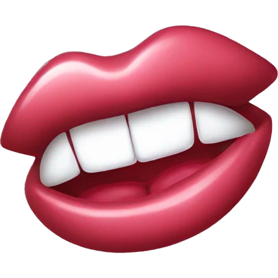 Lip gloss emoji