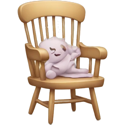Baby chair emoji