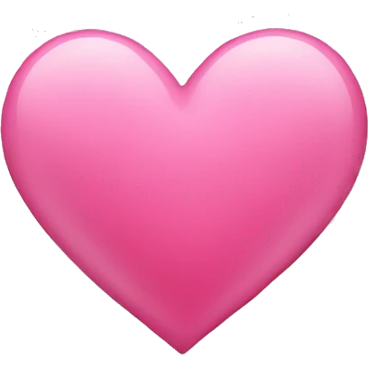 Pink heart emoji
