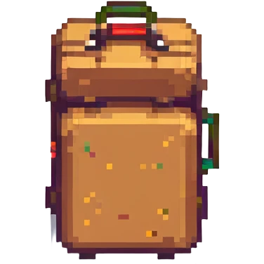 a suitcase emoji