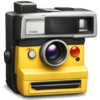 Photoaparat and photo Polaroid  emoji