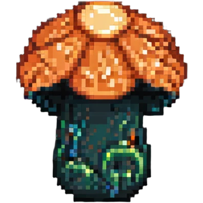 glowing mushroom emoji