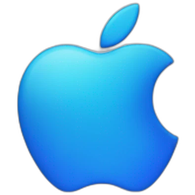 apple music logo blue emoji