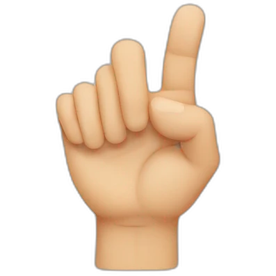 finger thumb L sign emoji