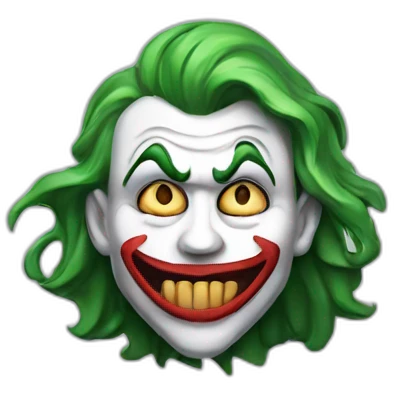 joker telling to shh emoji