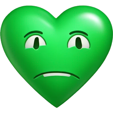 green heart with tick sign in the middle emoji