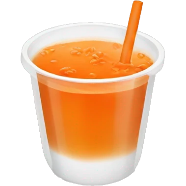 Thai tea emoji