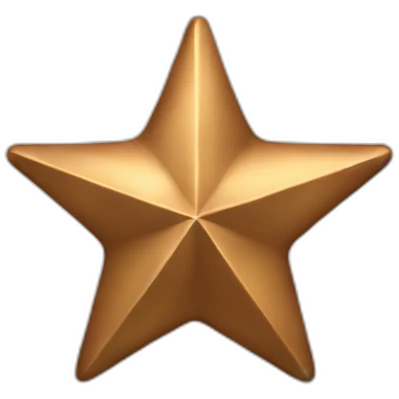 Bronze star emoji