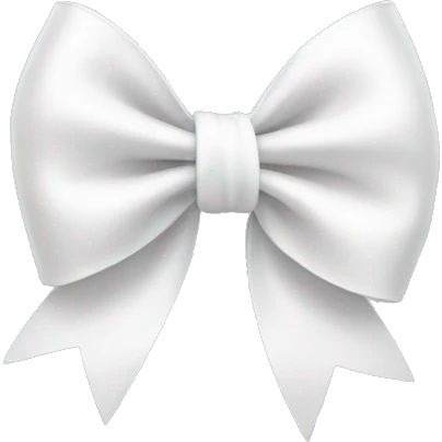 white bow emoji