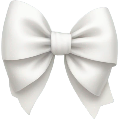 White bow  emoji