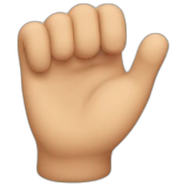 Thumbs middle emoji