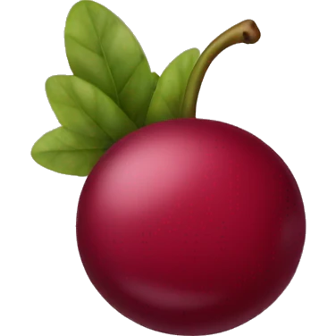 Cranberry emoji