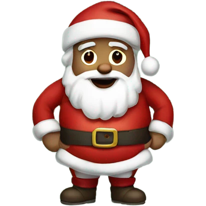 pregnant santa man emoji
