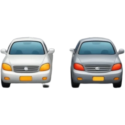 city roadway with lanes emoji