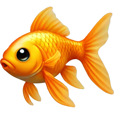 Baby goldfish emoji