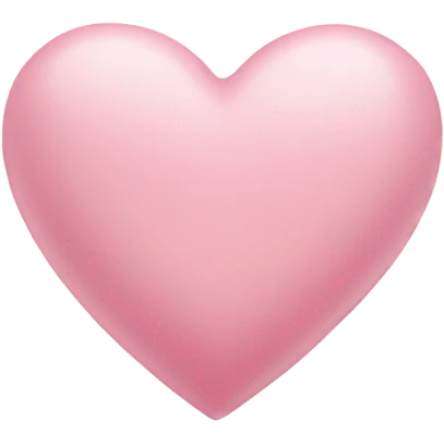 light pink heart emoji