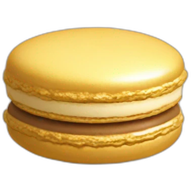 golden Macaron emoji
