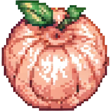 fire peach emoji