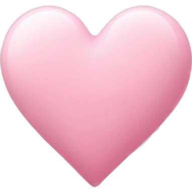 baby pink heart emoji