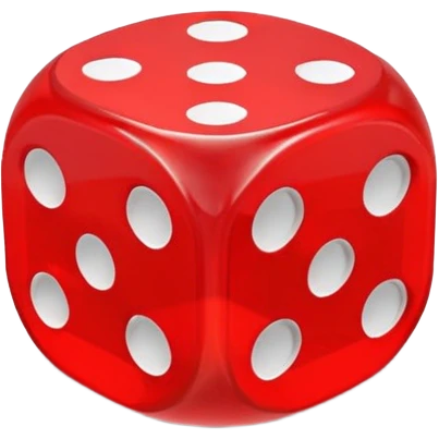 red dice toy emoji