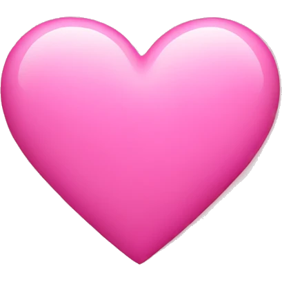 Pink heart emoji