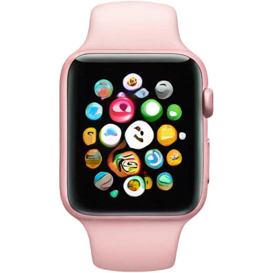 light pink iwatch emoji