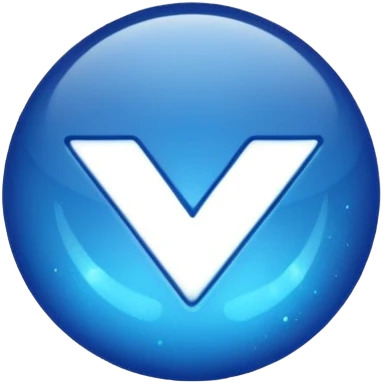 dark blue checkmark with sparkles emoji