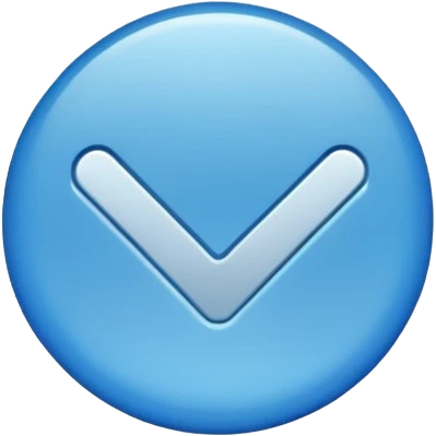 Blue tick emoji