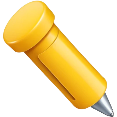 A Yellow Push Pin emoji